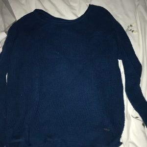 Blue Hollister sweater!